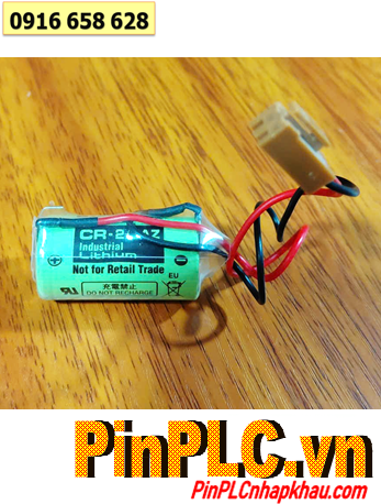 Panasonic CR-2/3AZ, Pin nuôi nguồn PLC Panasonic CR-2/3AZ lithium 3v chính hãng, Xuất xứ Nhật